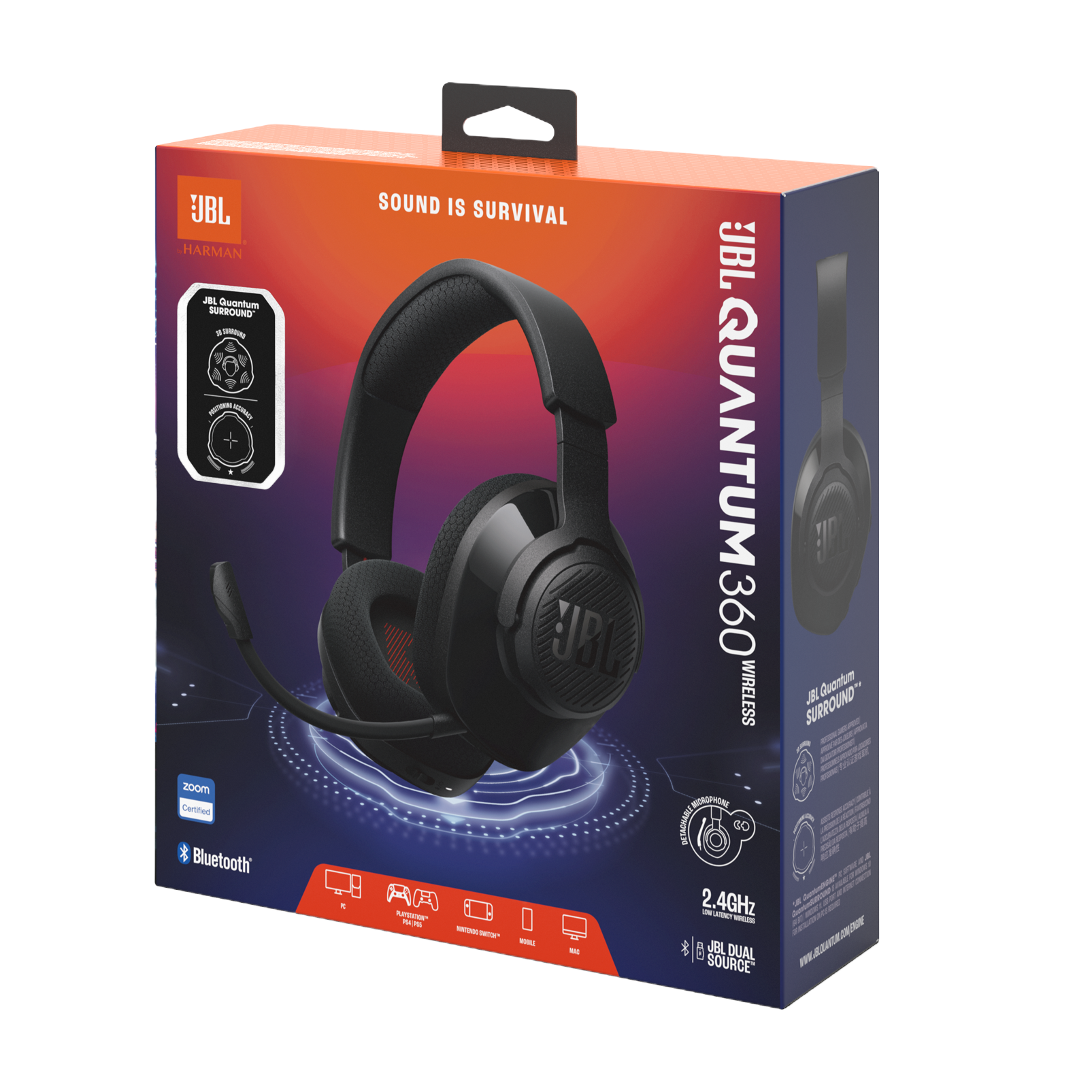 JBL QUANTUM 360 ワイヤレス ゲーミングヘッドセット